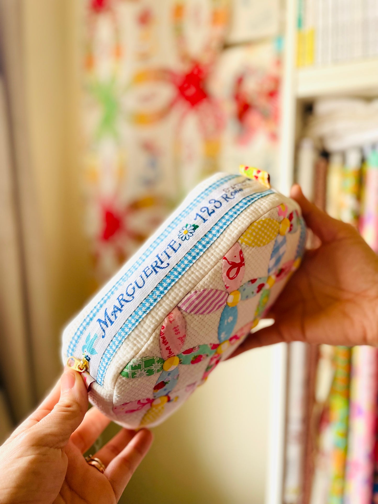 Sewing Kit - Patel Lattice Pouch