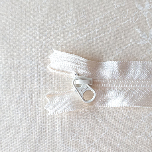 YKK Candy Color Zipper --Off white (15cm/6in)