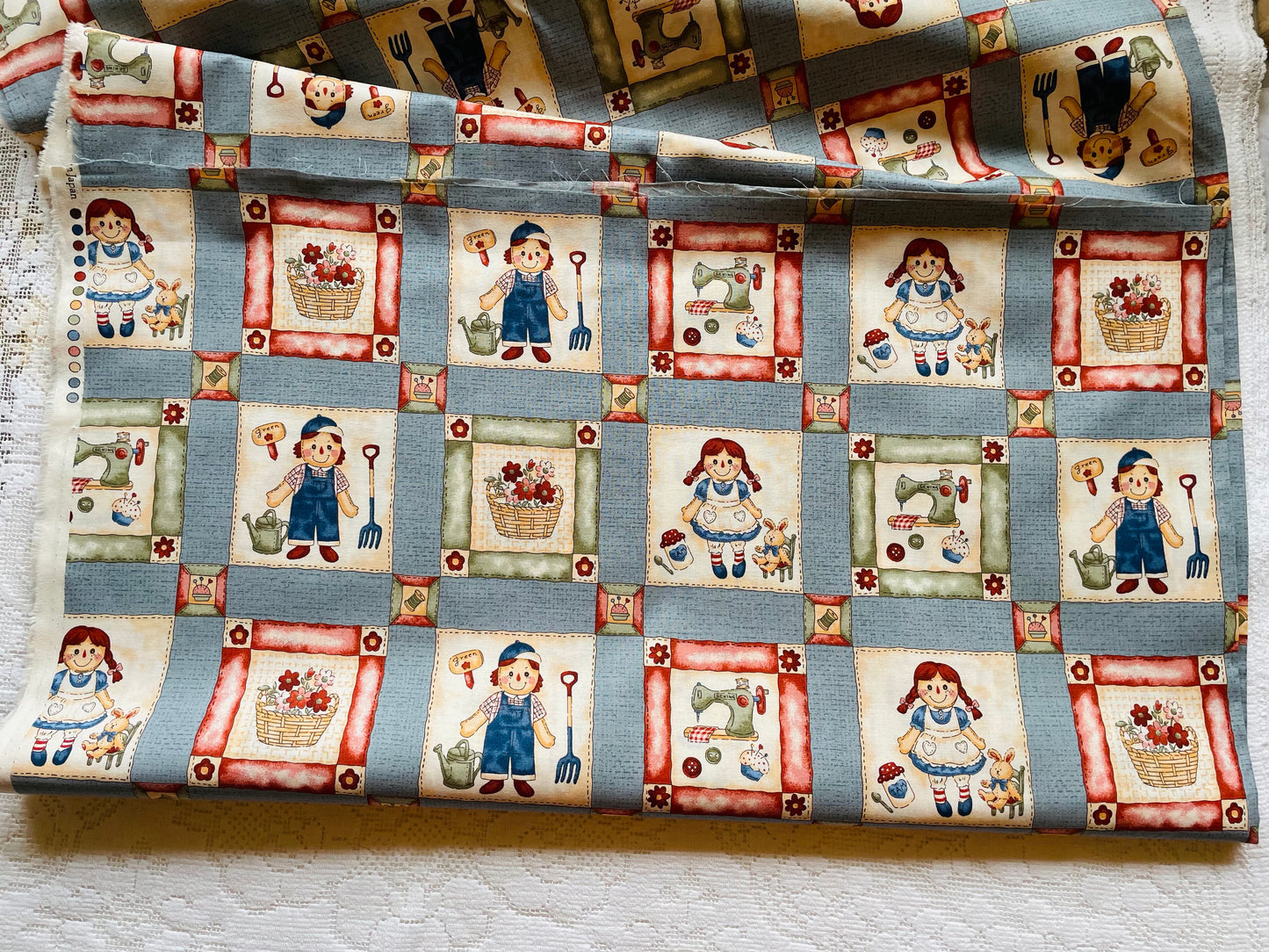 Novelty Raggedy Ann (blue)