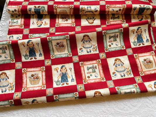 Novelty Raggedy Ann (red)