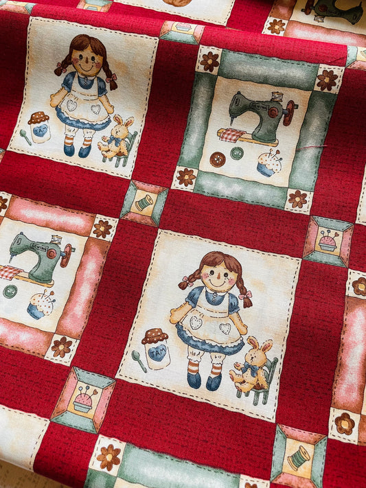 Novelty Raggedy Ann (red)