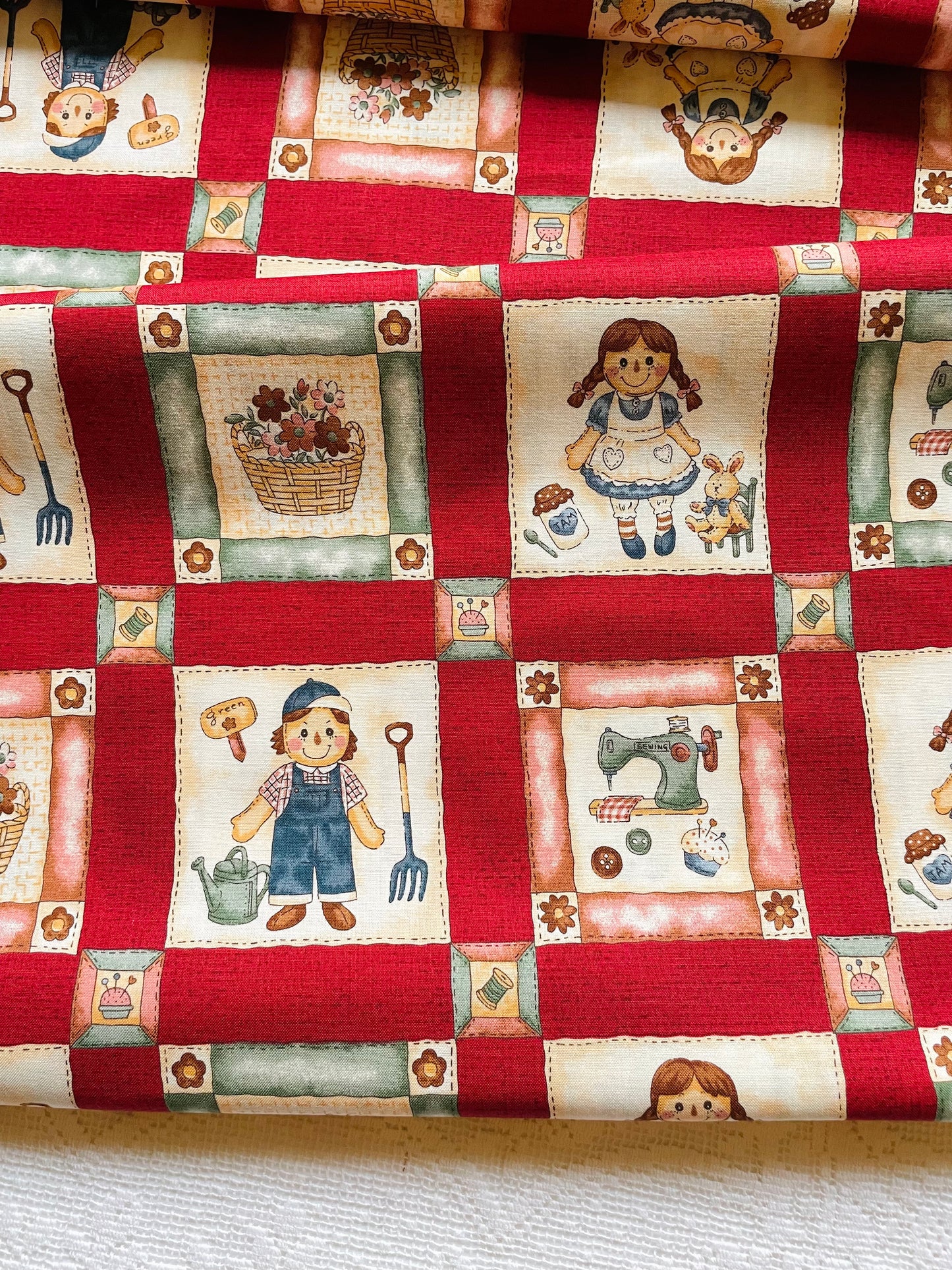 Novelty Raggedy Ann (red)