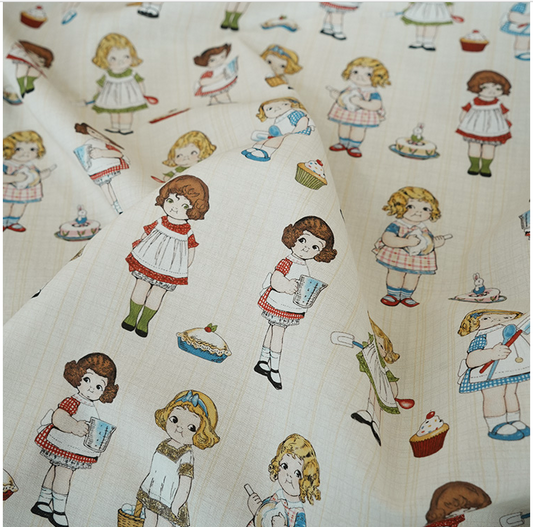 !! PRE ORDER !! Tomato Girl Doll - Beige (panel fabric 30cm x 110cm)