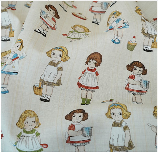 !! PRE ORDER !! Tomato Girl Doll - Beige (panel fabric 30cm x 110cm)