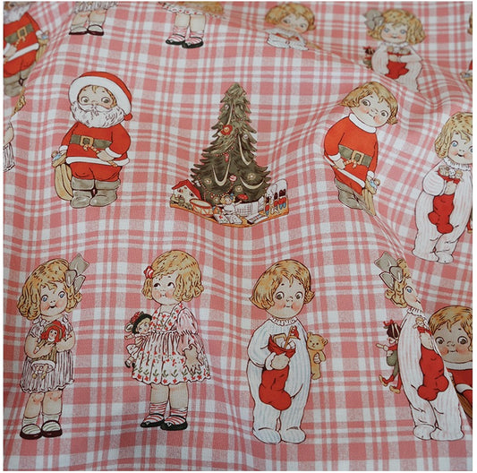 !! PRE ORDER !! Tomato Girl Doll - Christmas Red (panel fabric 30cm x 110cm)