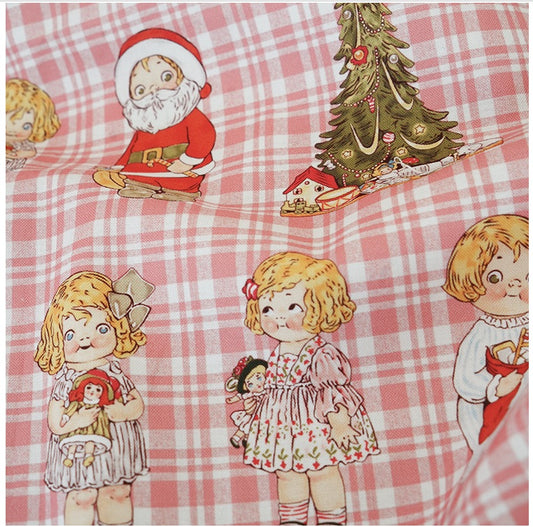 !! PRE ORDER !! Tomato Girl Doll - Christmas Red (panel fabric 30cm x 110cm)