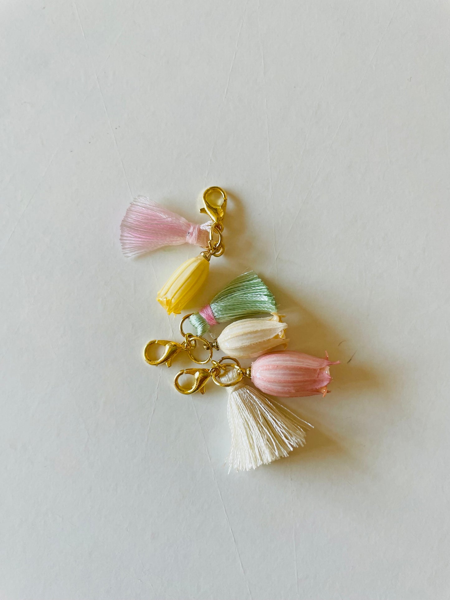 Zipper Charm -  Bell Flower Bundle