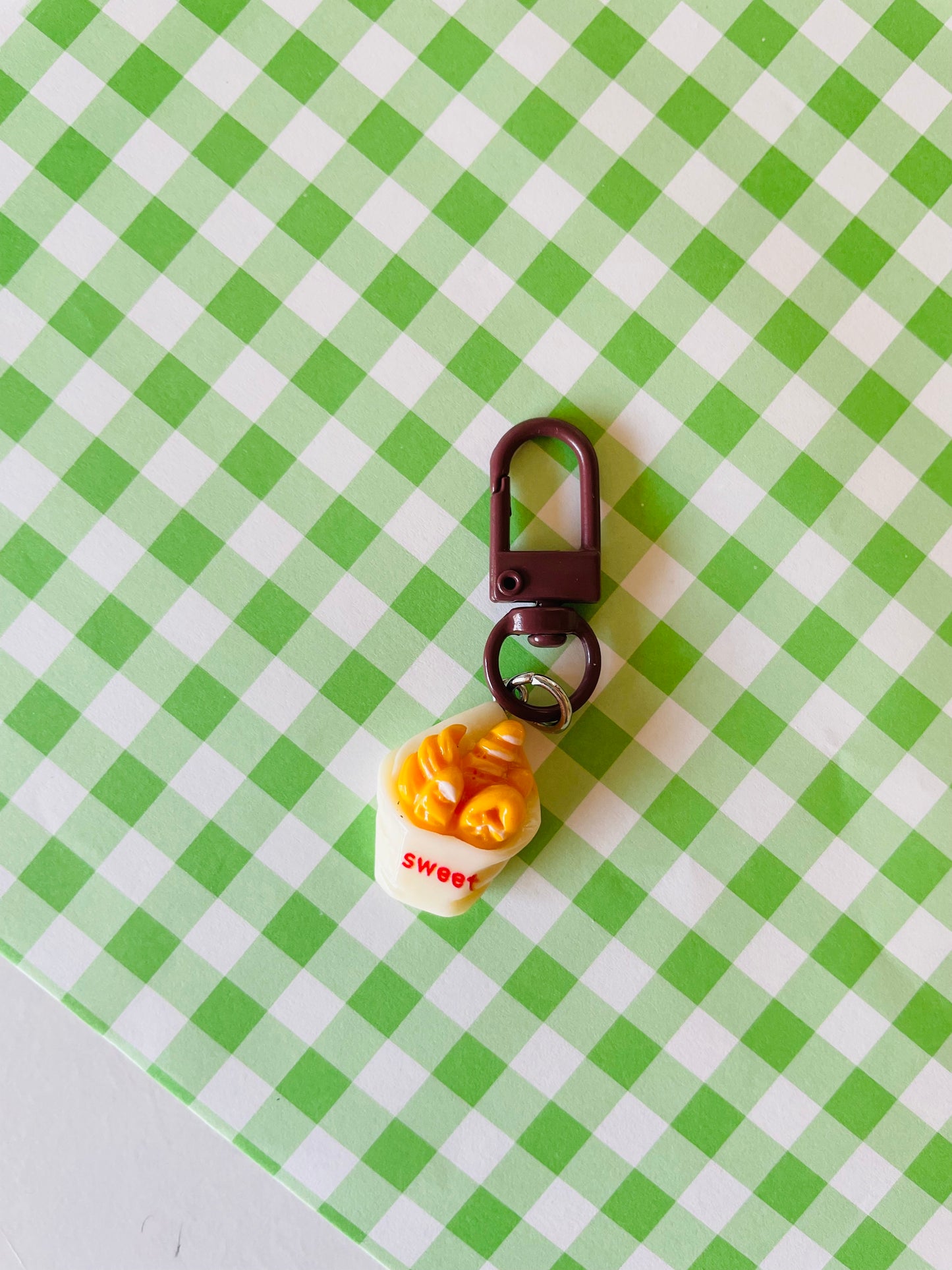 Zipper Charm -  Breakfast (sweet croissant)