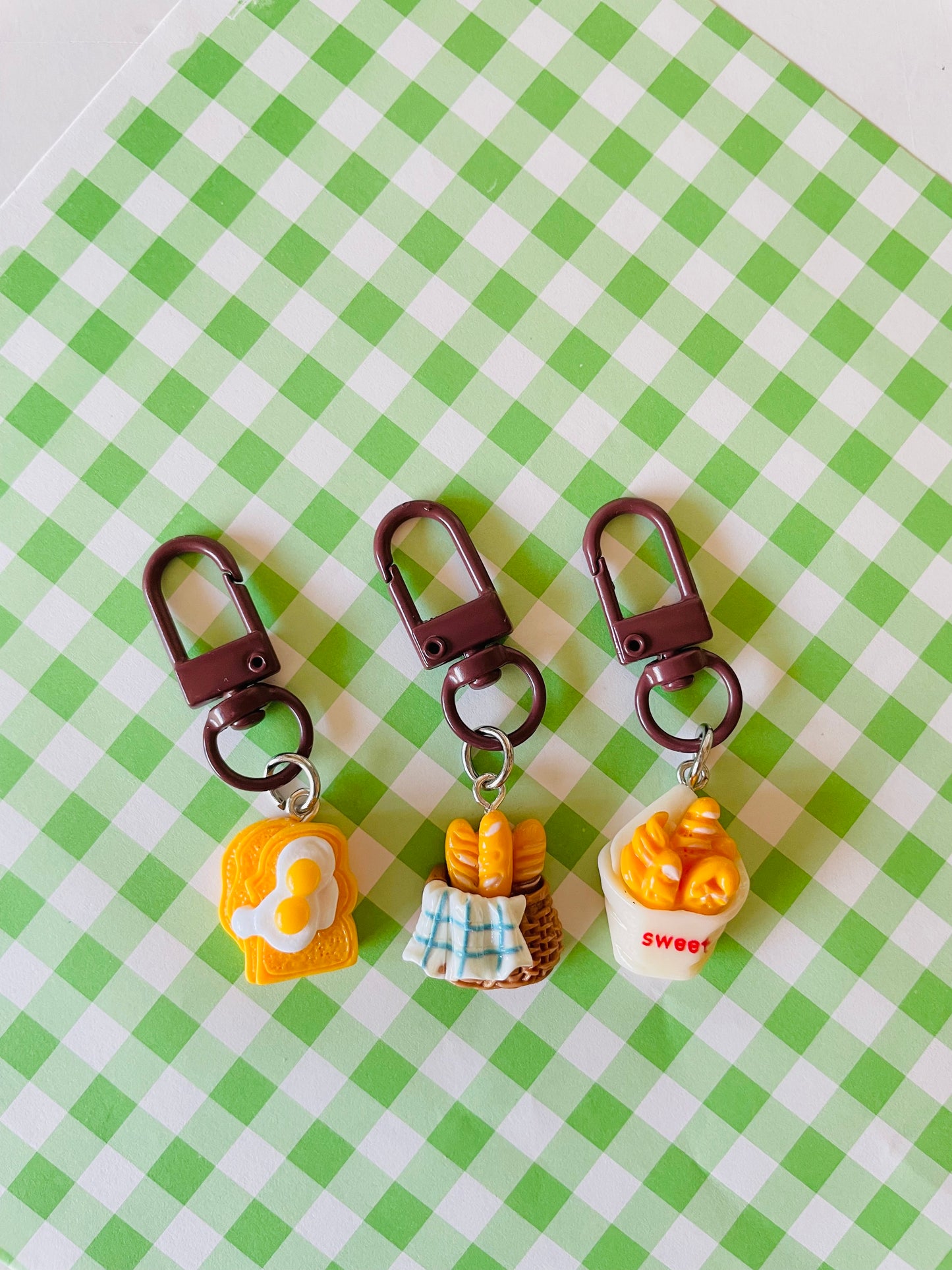 Zipper Charm -  Breakfast bundle