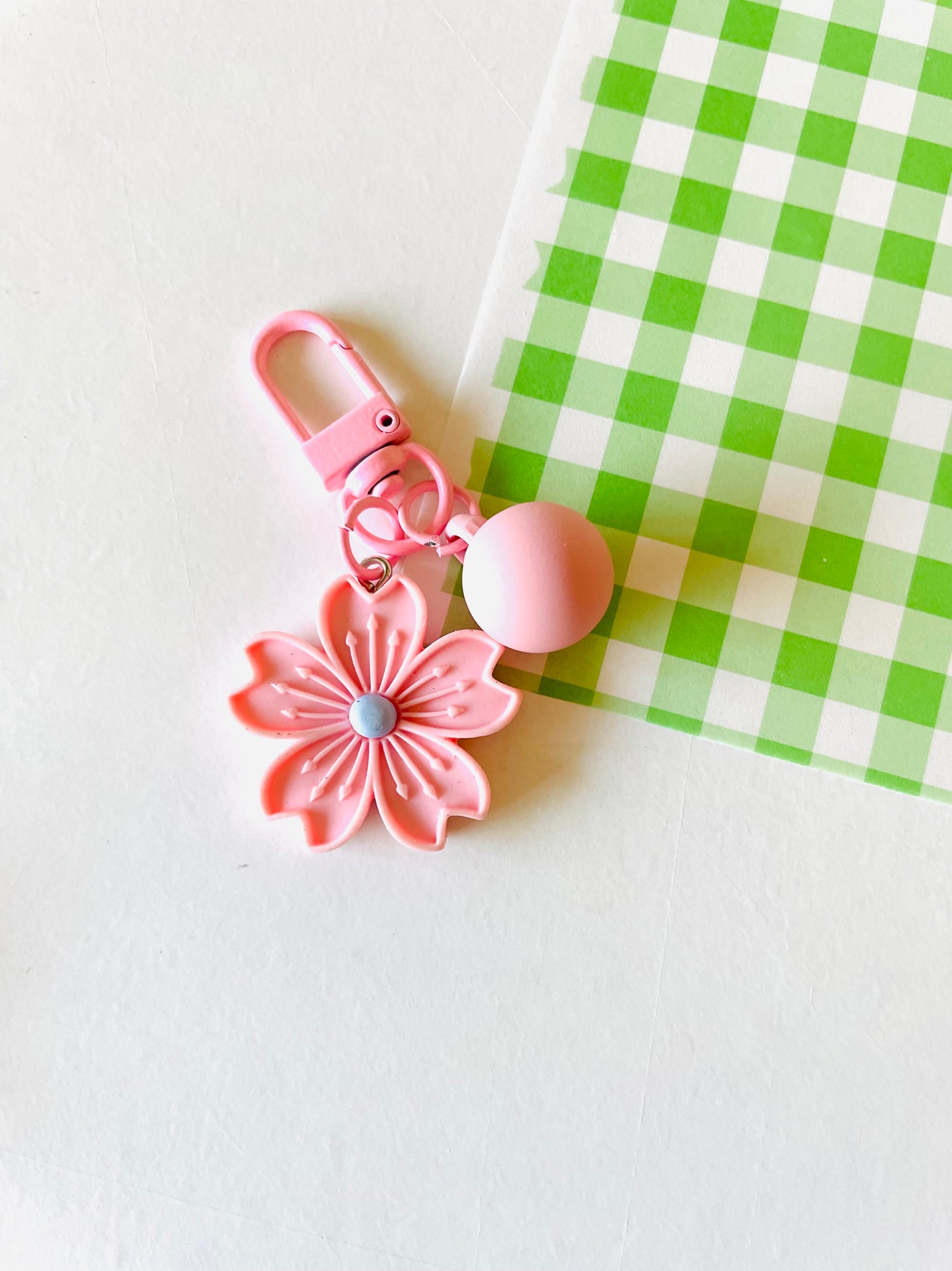 Zipper Charm -  Cherry Blossom (light pink)