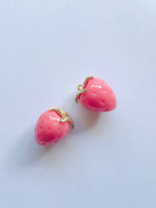 Zipper Charm - Sweet Strawberry