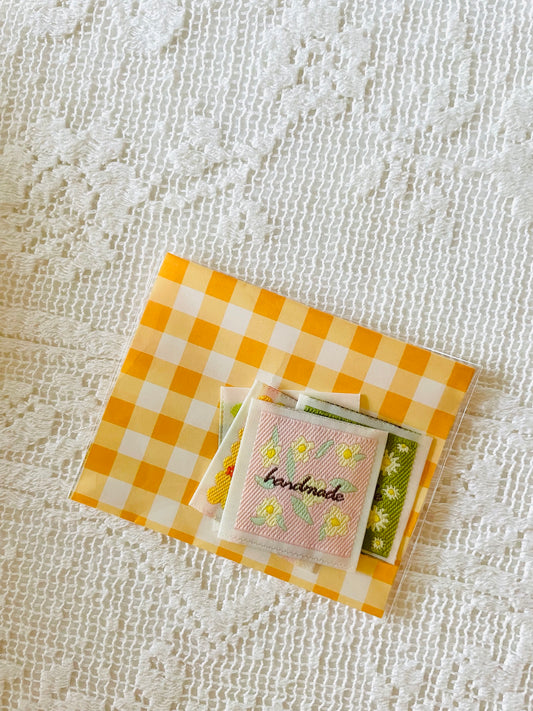 Sewing Label - flower bundle