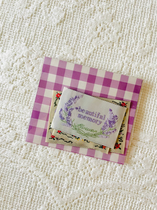 Sewing Label - Flower bundle