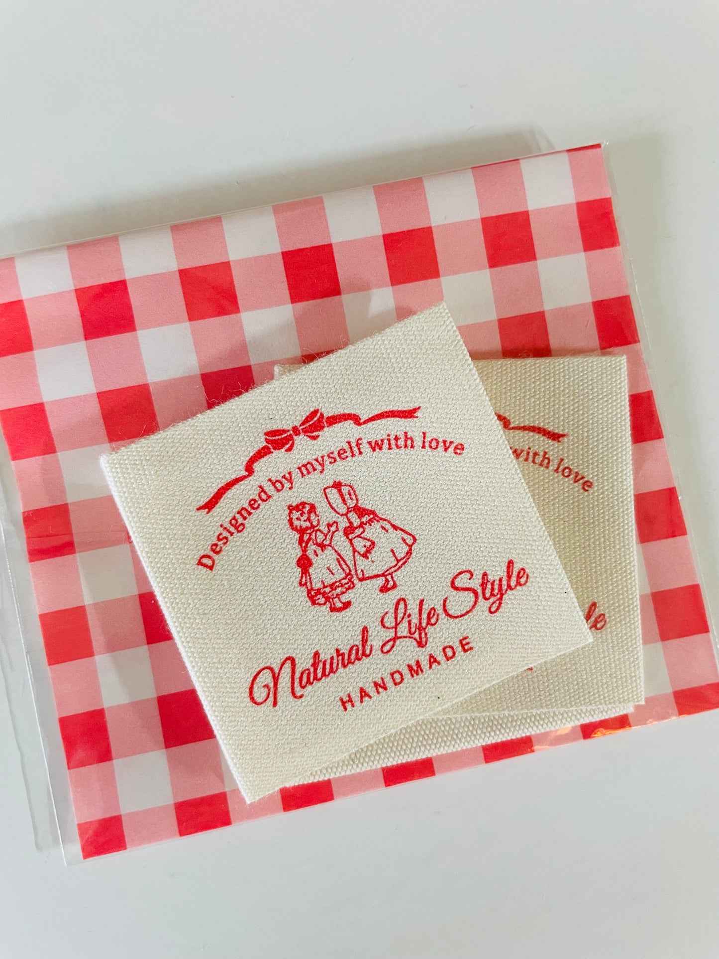 Sewing Label - Red Girl