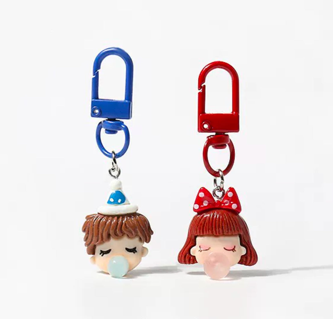 Zipper Charm -  Bubble Gum Girl