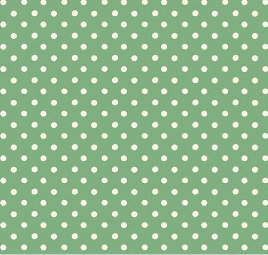 Cath Kidston® Signature Collection Button Spot Green (C18374 - GREEN)