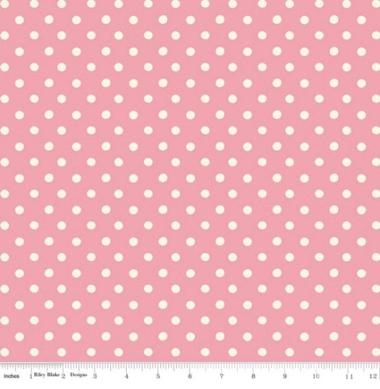 Cath Kidston® Signature Collection Button Spot Pink (C18374 - PINK)