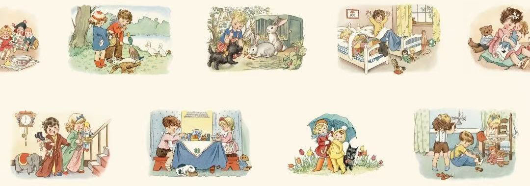 !! PRE ORDER !! Holly Hobbies Panel - Happy Days (34cm x 110cm)