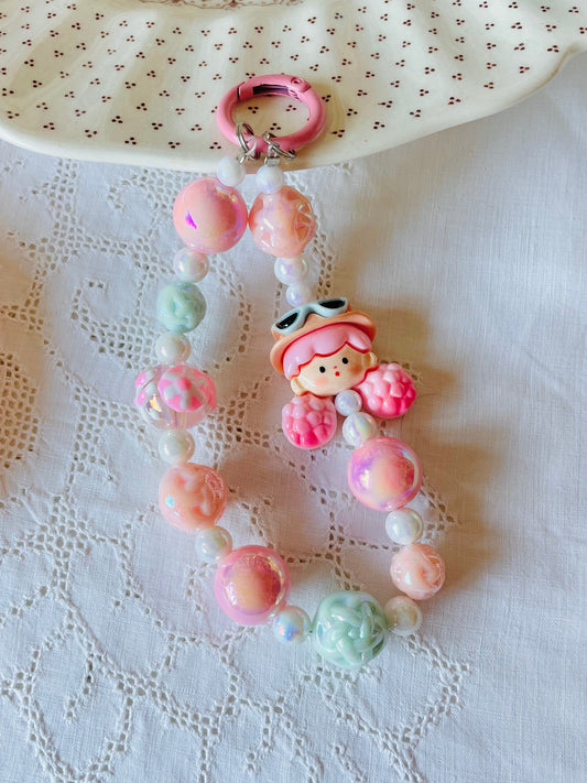 Zipper Charm - Pretty Chain (pink)