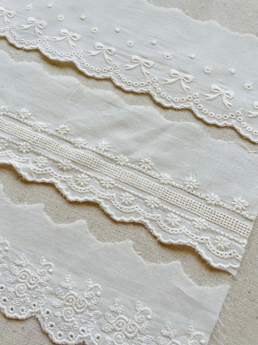 Embroidered Ribbon Set