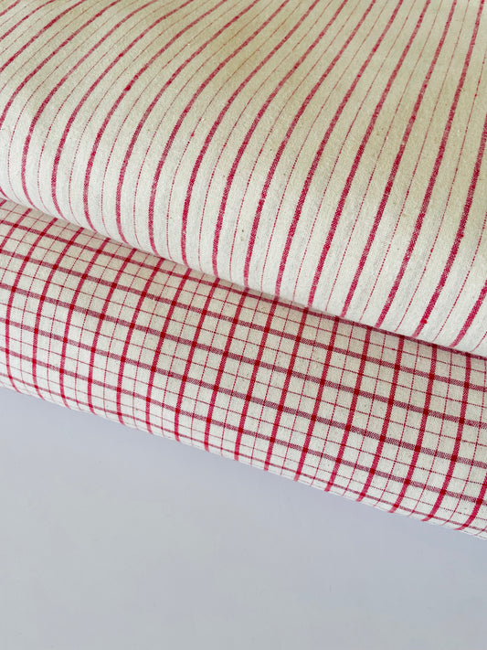 Fabric - Red Grid Bundle