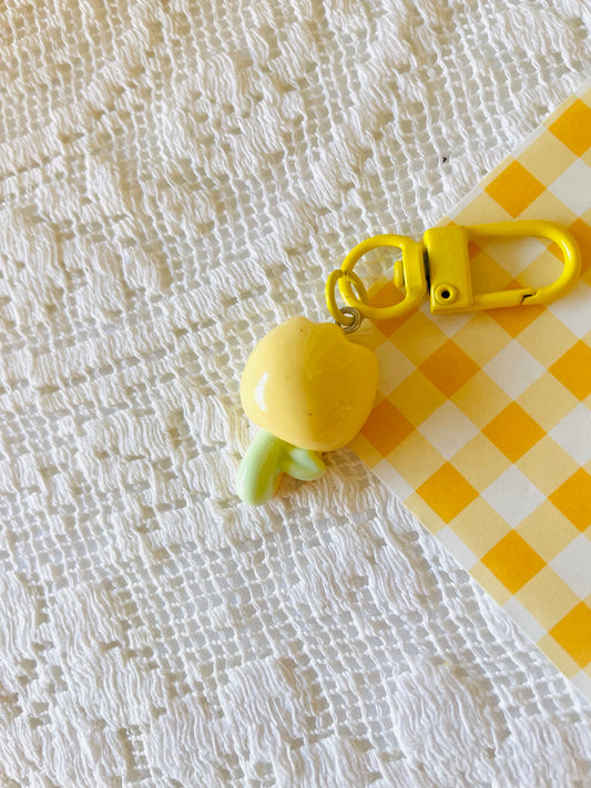 Zipper Charm -  Chubby tulip (yellow)