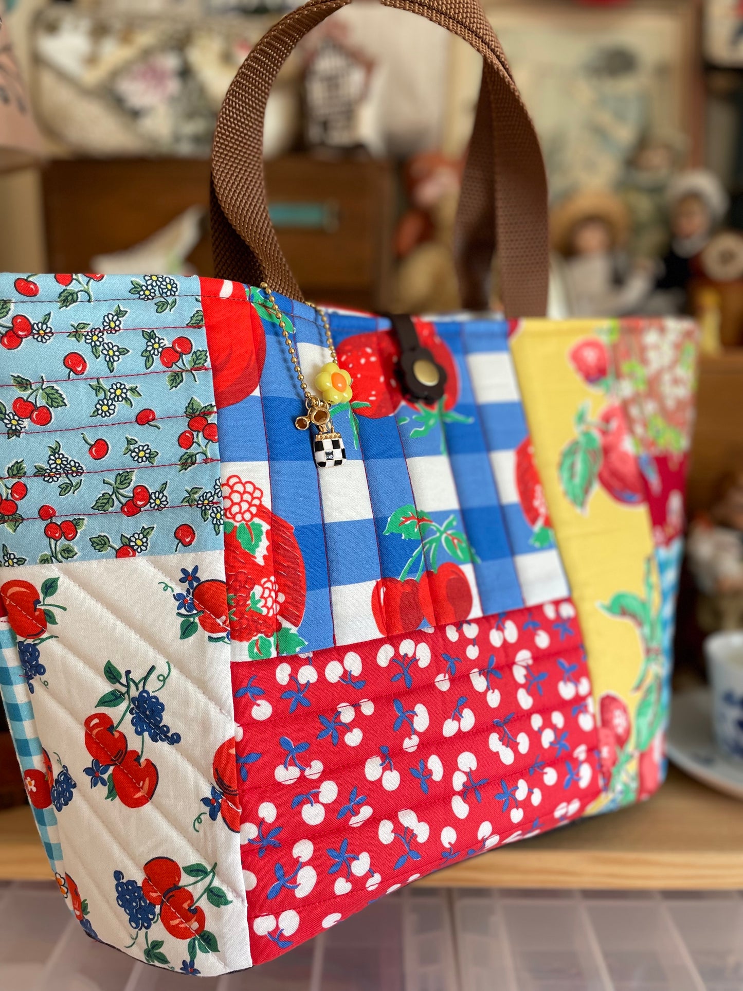 Sewing Pattern -- Feedsack Tote  (PDF Download)