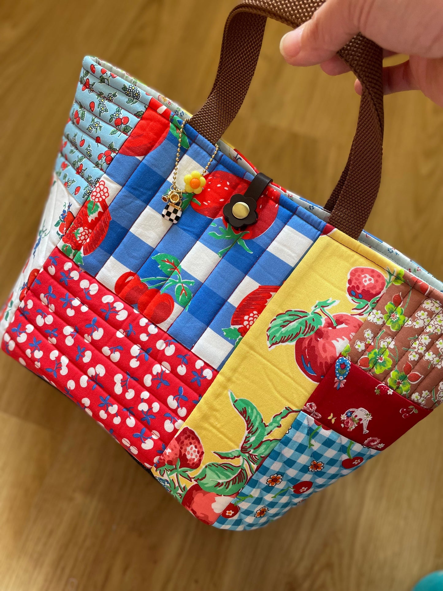 Sewing Kit -- Feedsack Tote