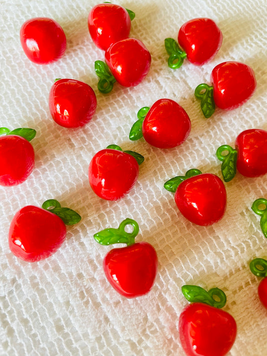 Zipper Charm - Classic Apple (Red)