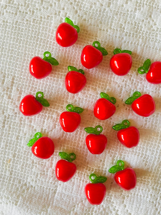 Zipper Charm - Classic Apple (Red)