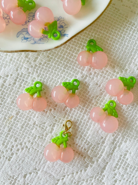 Zipper Charm - Classic Cherry (champagne)