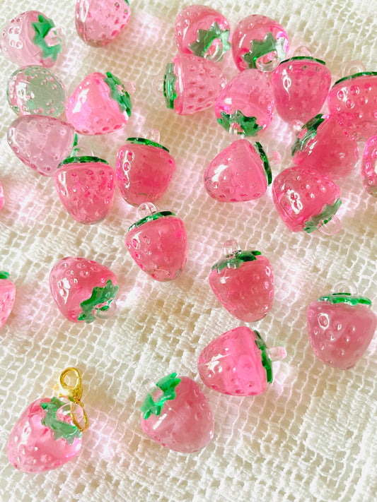 Zipper Charm - Classic Strawberry (light Pink)