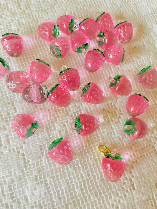 Zipper Charm - Classic Strawberry (light Pink)
