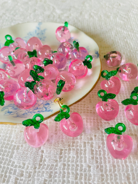 Zipper Charm - Classic Apple (light pink)