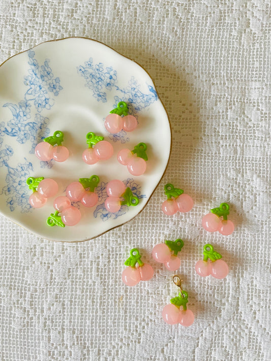 Zipper Charm - Classic Cherry (champagne)