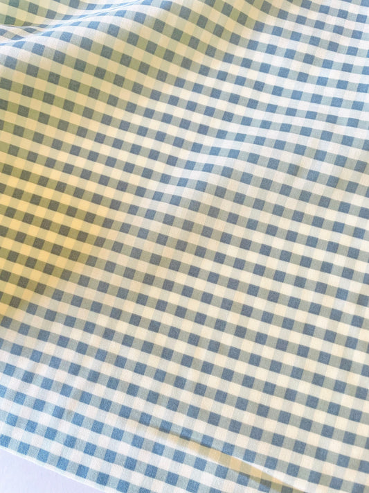 YUWA Basic Gingham - pastel blue