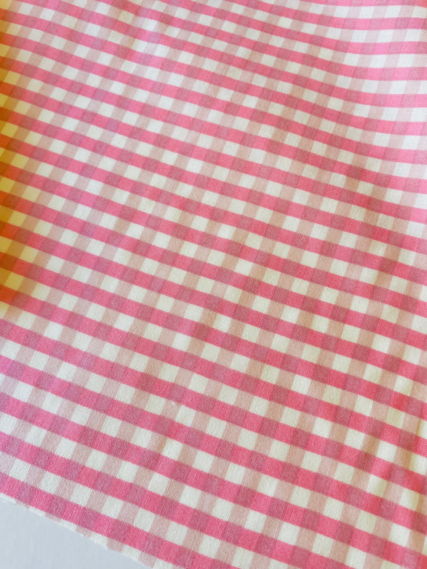 YUWA Basic Gingham - Cosmo pink