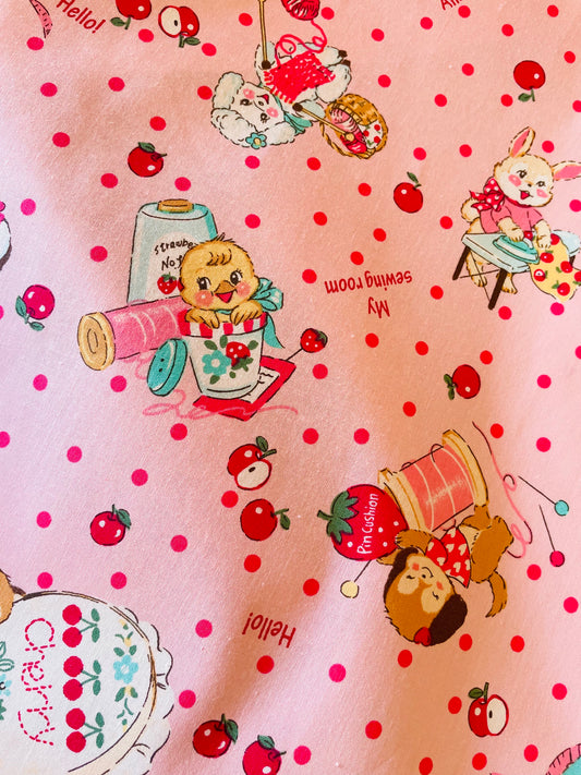 Lovely Sewing Animal (pink)