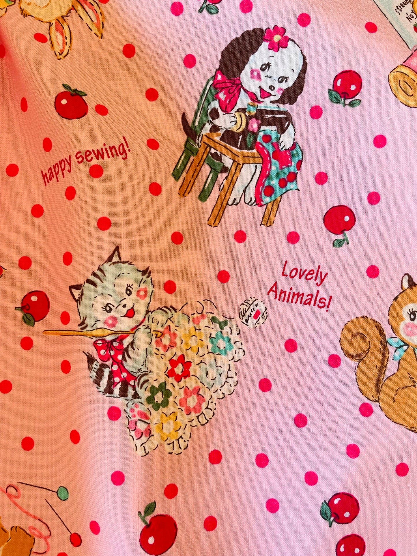 Lovely Sewing Animal (pink)