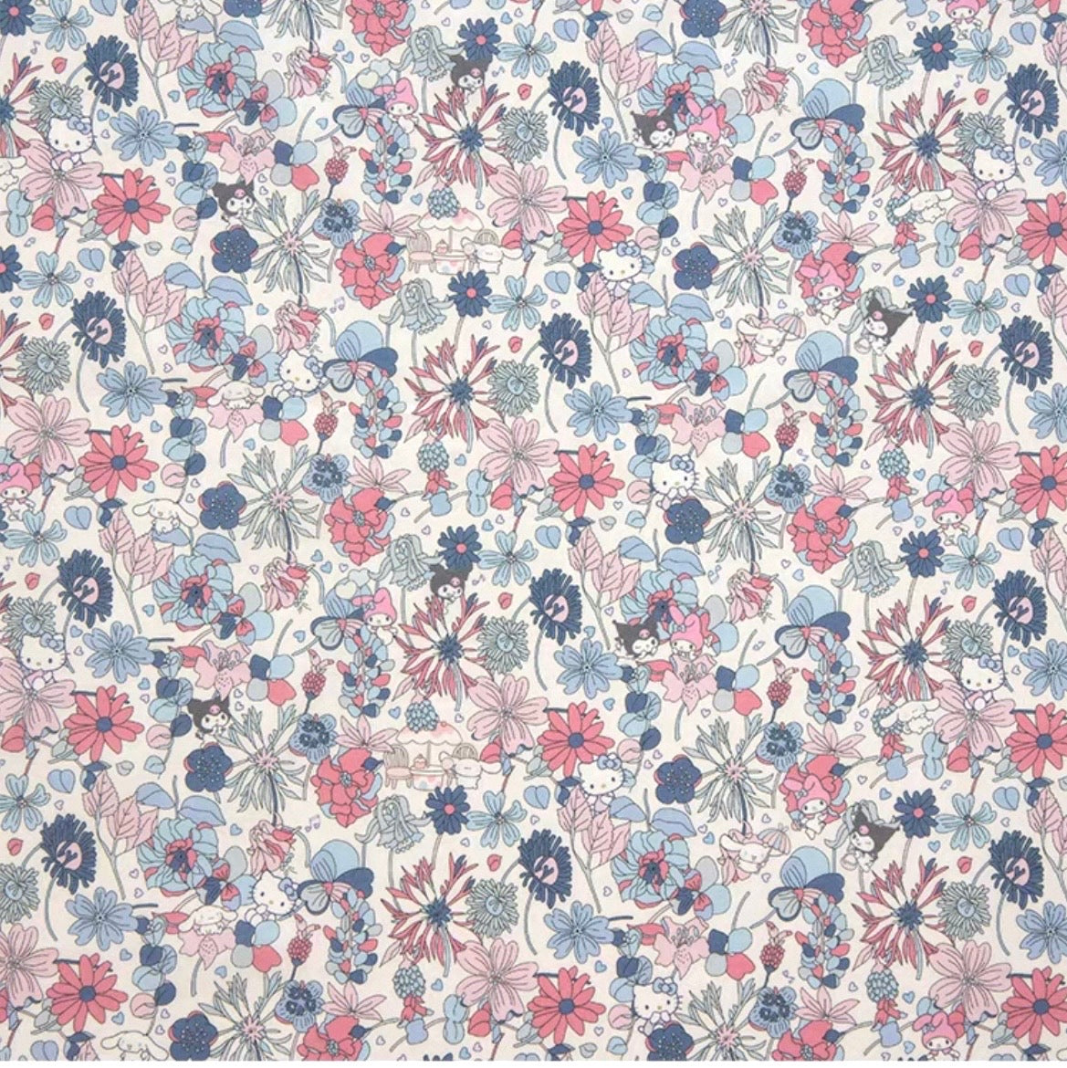 Liberty Japan - All Together (pink&Blue)