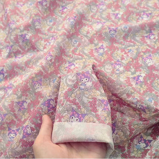 Liberty Japan - Kuromi - Heart Wreath (pink)