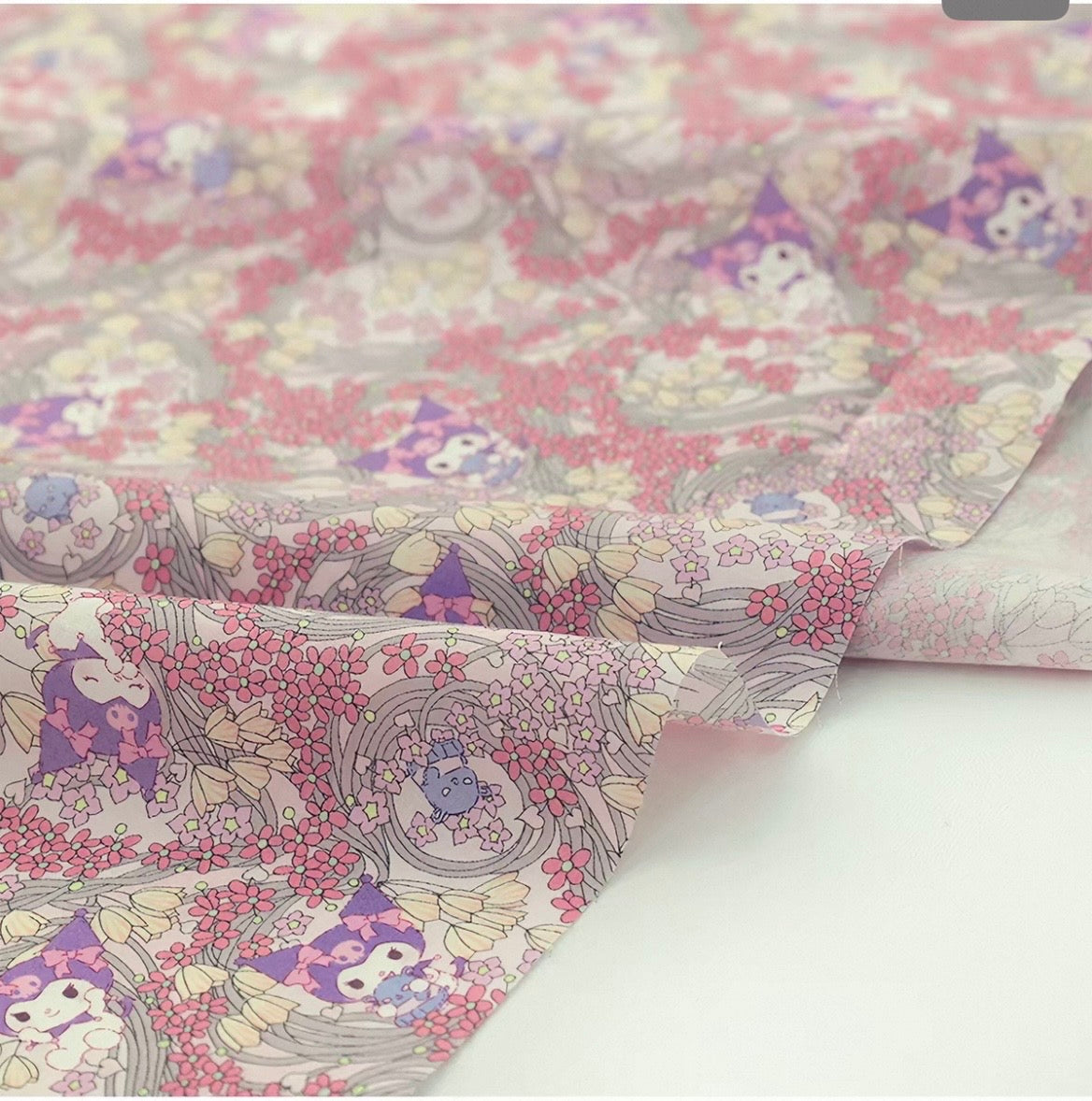 Liberty Japan - Kuromi - Heart Wreath (pink)
