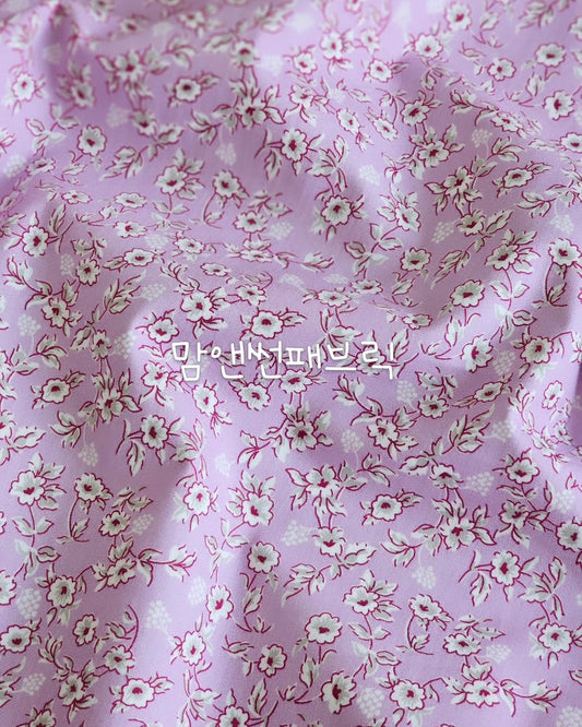 feedsack by Momnson- Vintage Lilac Flowers