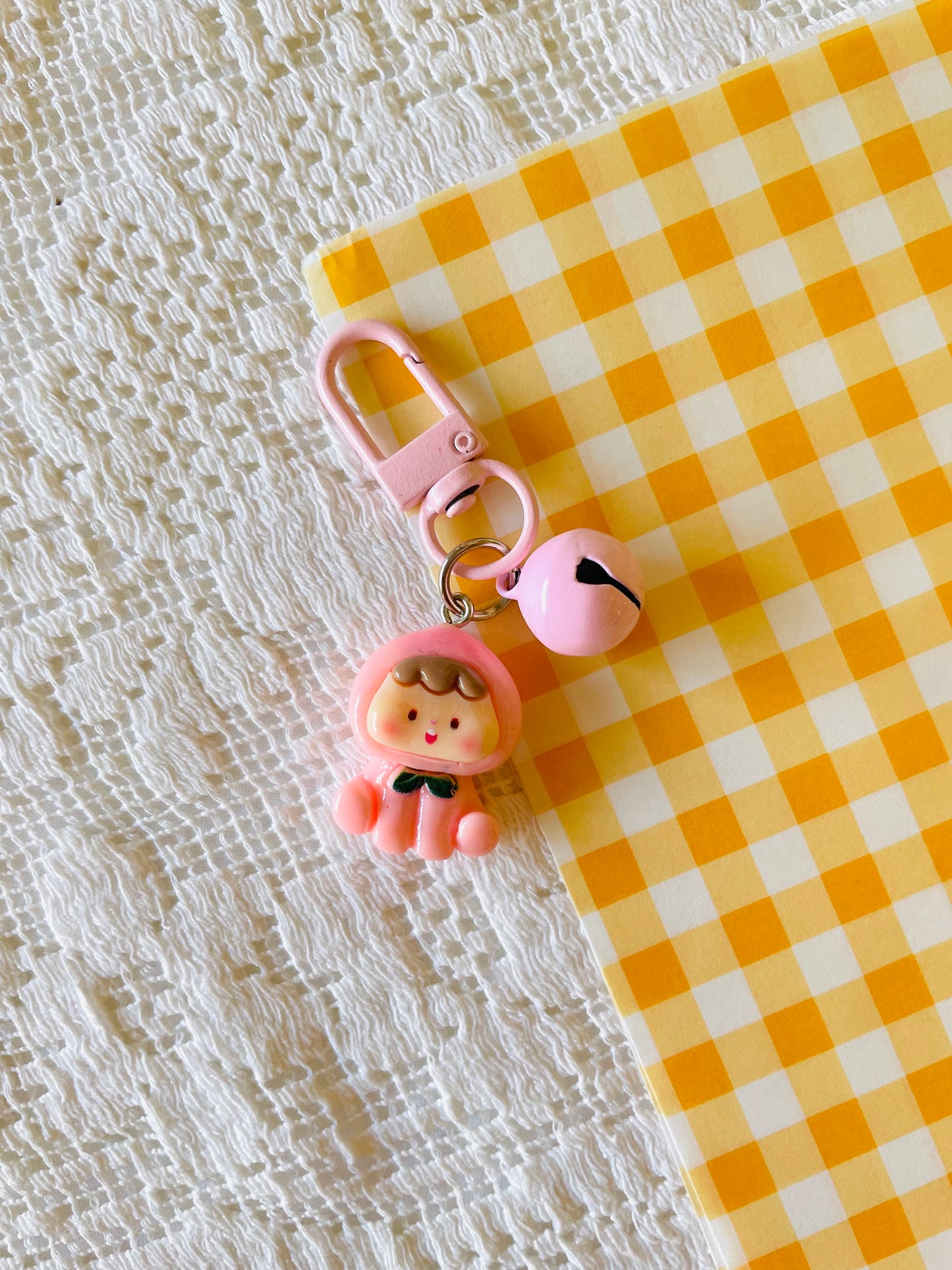 Zipper Charm - Peach Baby