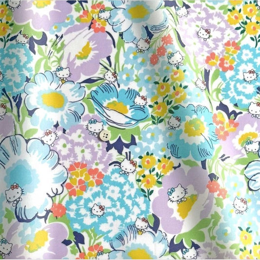 !! PRE Order! ! Liberty Japan & Hello Kitty - Peek A Boo (light Blue)