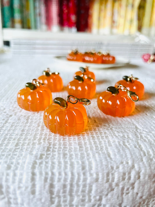 Zipper Charm -  Pumpkin