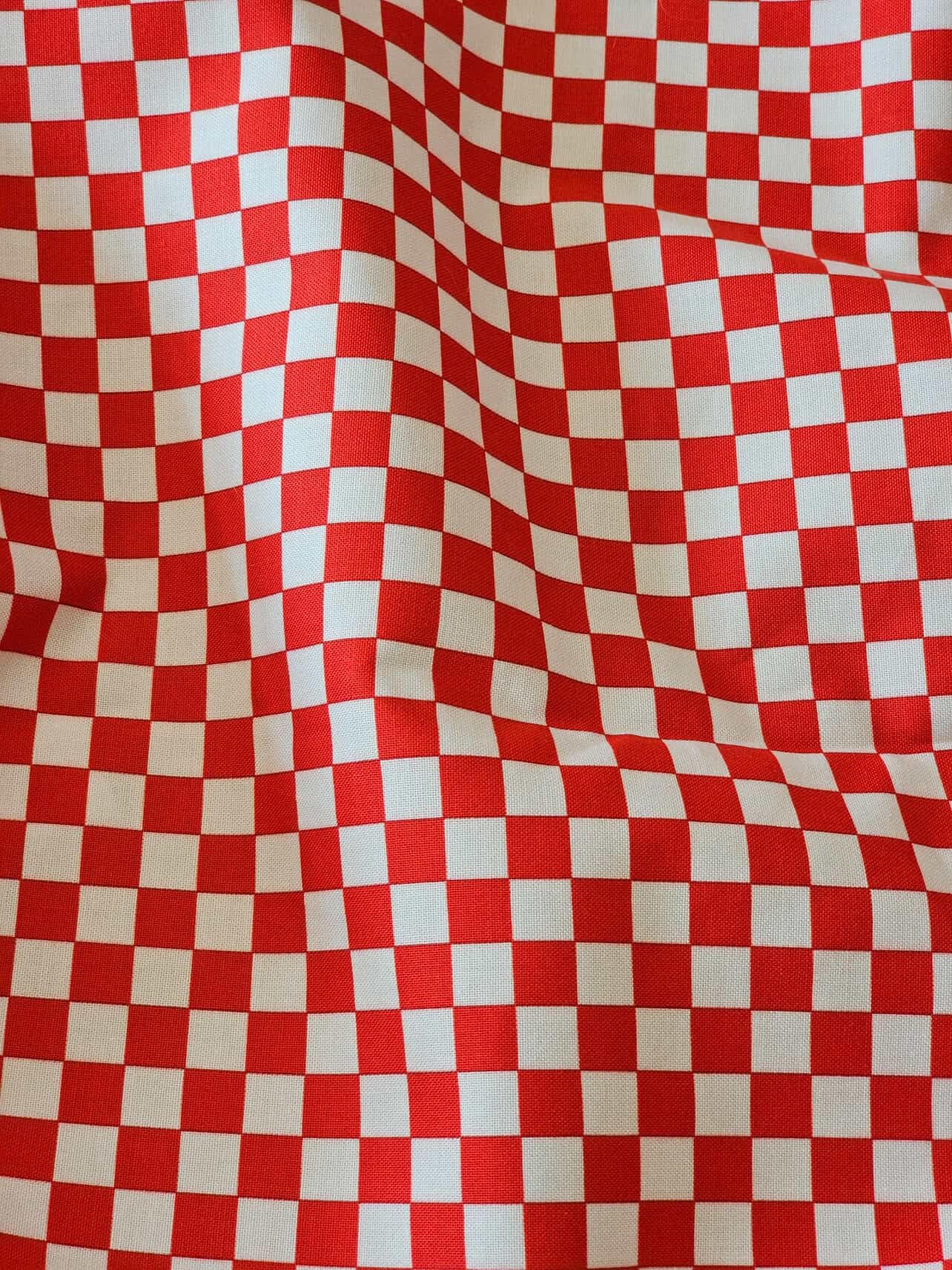 !! PRE ORDER !! Feedsack by Momnson- Red Grid