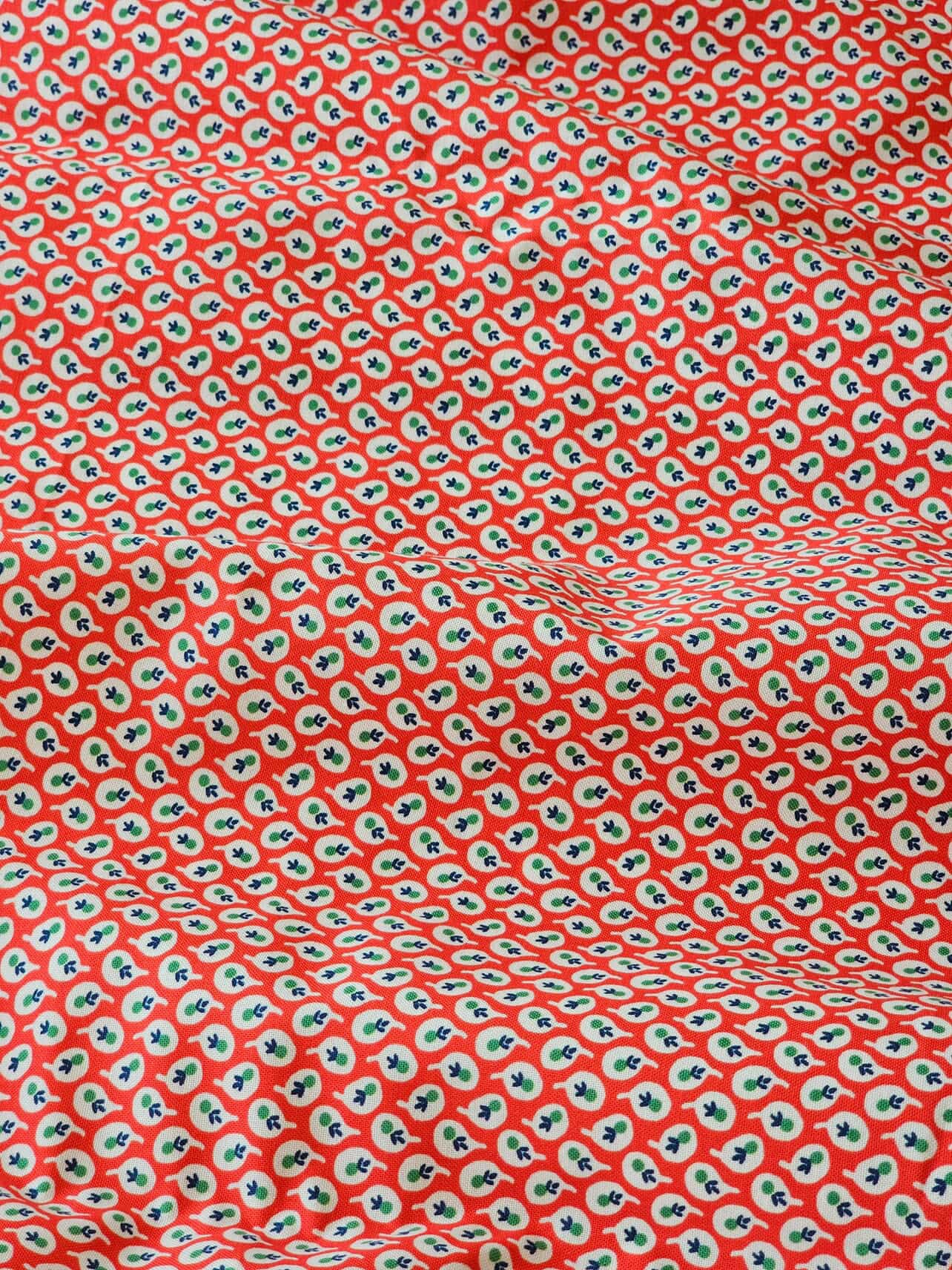 !! PRE ORDER !! Feedsack by Momnson- Red Little Oval