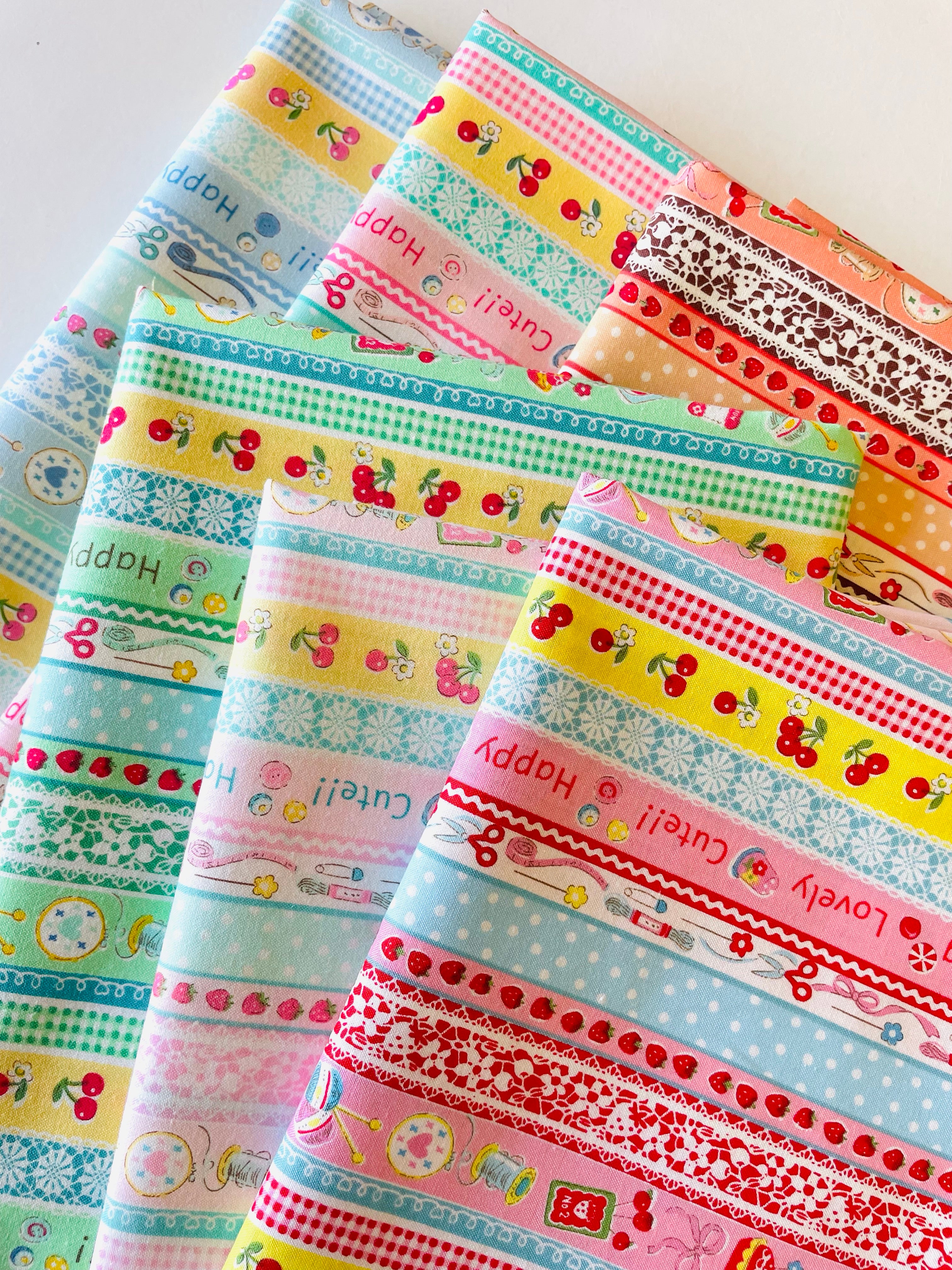 Sewing Ribbon Bundle – Rose Garden Patchwork