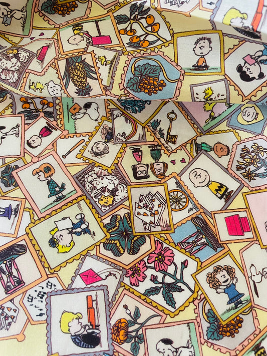 Liberty Japan + Snoopy : Stamp Collection (yellow)